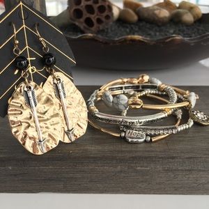 NWT Bracelet and earrings set. Ss000597